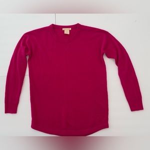 Sweet Romeo Crew Neck Perforated Long Sleeve Size Small